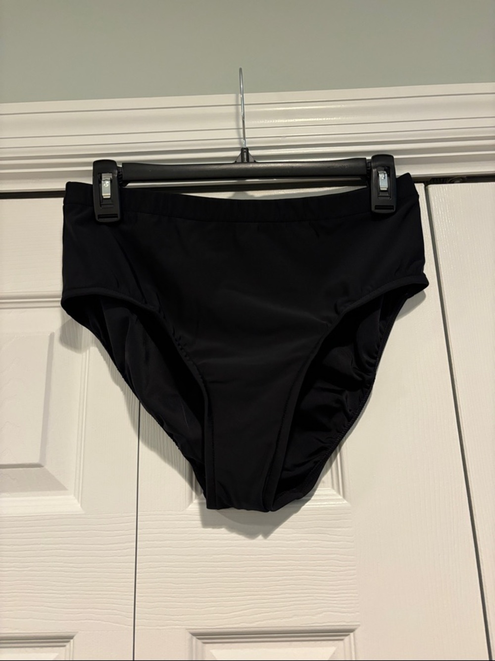 Women's High-Waist Swim Briefs - Black